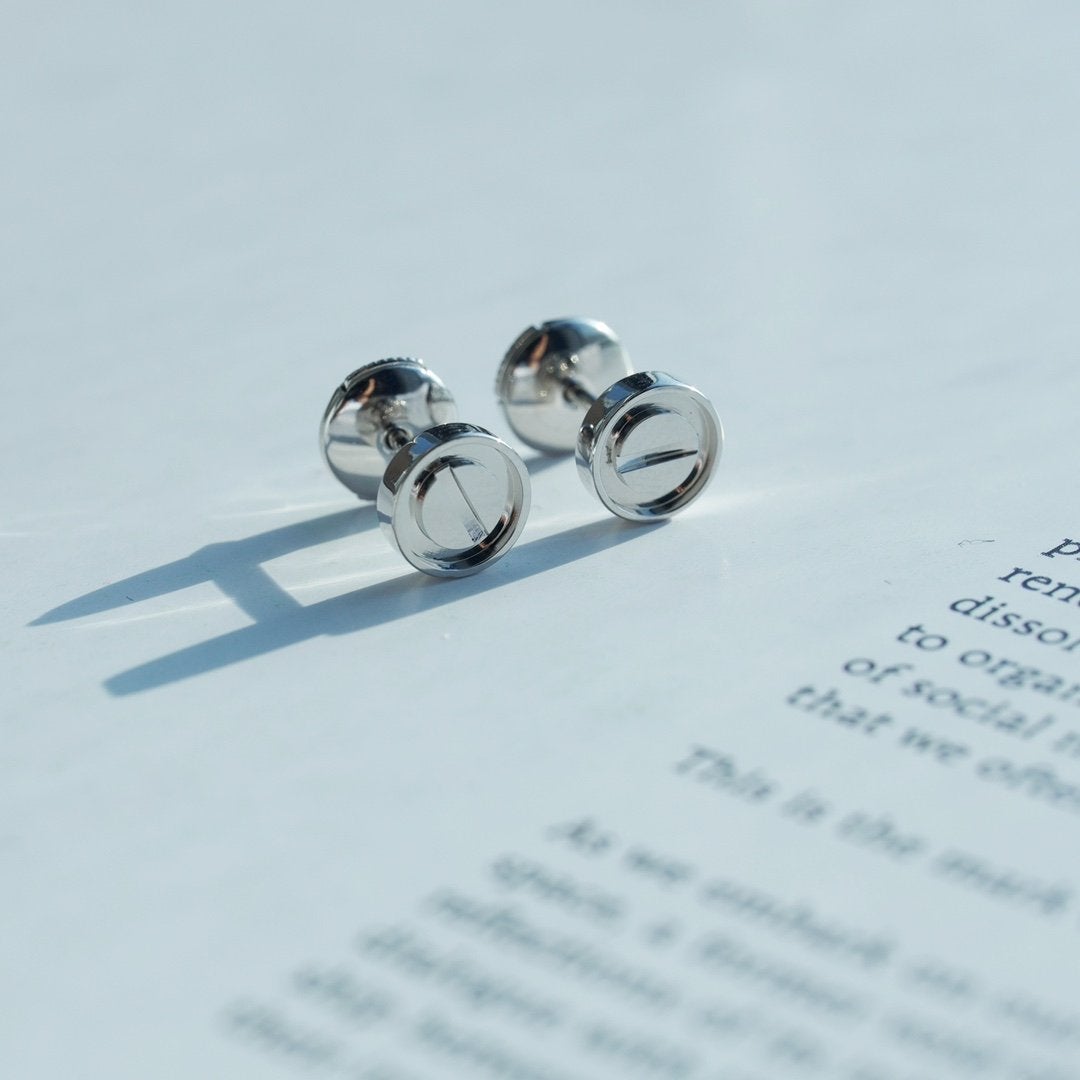 [Rose Tomorrow]LOVE EARRINGS SILVER 10MM