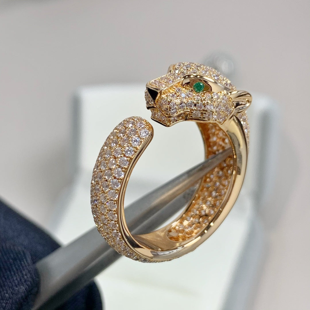 [Rose Tomorrow]PANTHERE PINK GOLD DIAMOND RING