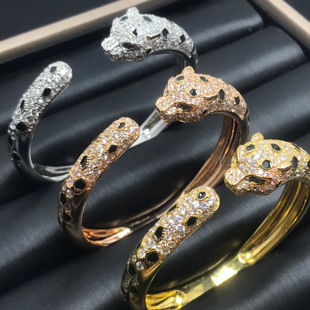 [Rose Tomorrow]PANTHERE BIG BRACELET DIAMONDS
