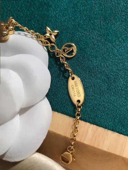 [Rose Tomorrow]BLOOMING PINK GOLD MOP BRACELET