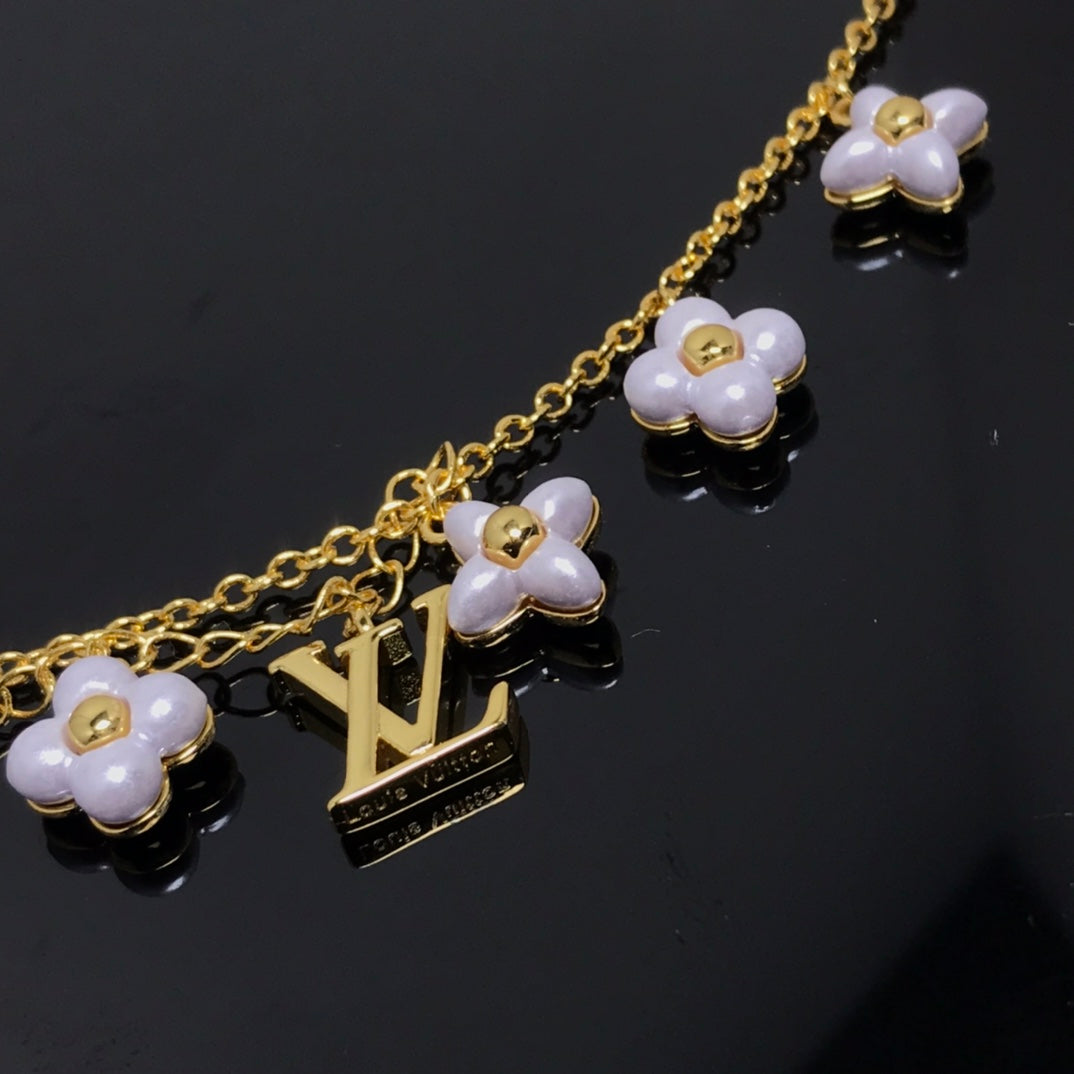 [Rose Tomorrow]LOGO 6 MOTIF STAR AND SUN GOLD BRACELET