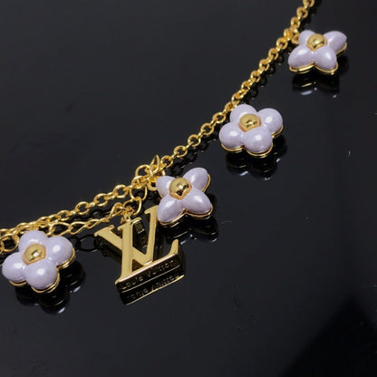 [Rose Tomorrow]LOGO 6 MOTIF STAR AND SUN GOLD BRACELET