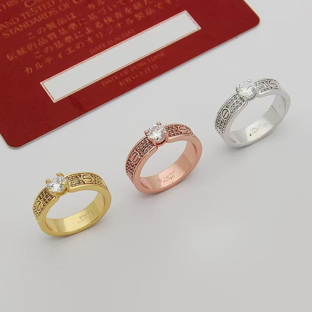 [Rose Tomorrow]Starry Sky Diamond Ring