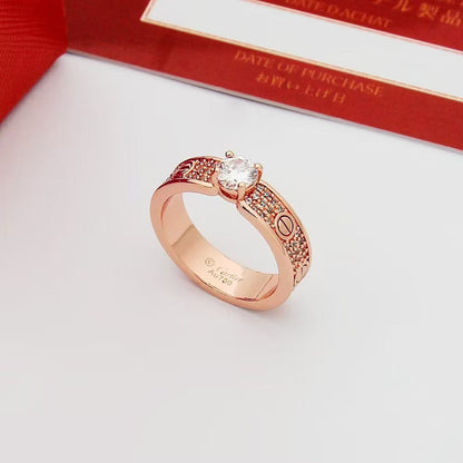 [Rose Tomorrow]Starry Sky Diamond Ring