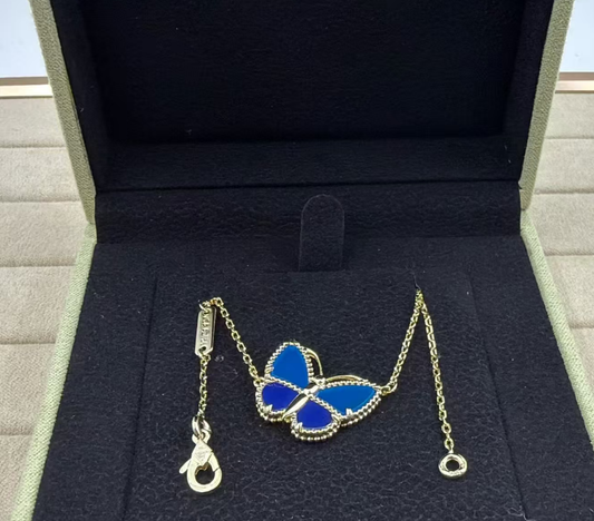 [Rose Tomorrow]2026 NEW BUTTERFLY BLUE   NECKLACE