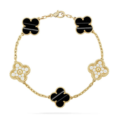 [Rose Tomorrow] CLOVER 5 MOTIF PULSAR STONE BRACELET COLLECTION