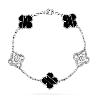 [Rose Tomorrow] CLOVER 5 MOTIF PULSAR STONE BRACELET COLLECTION