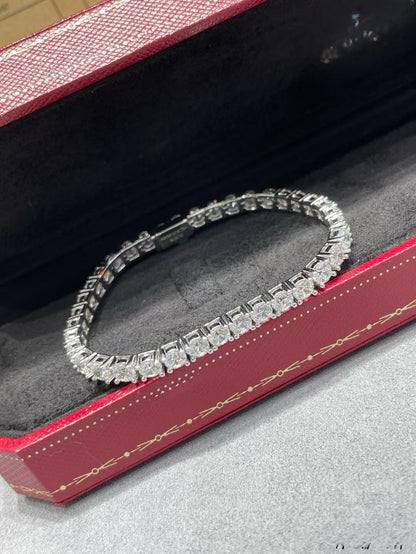 [Rose Tomorrow jewelrys]TENNIS BRACELET WITH FULL DIAMOND SETTING