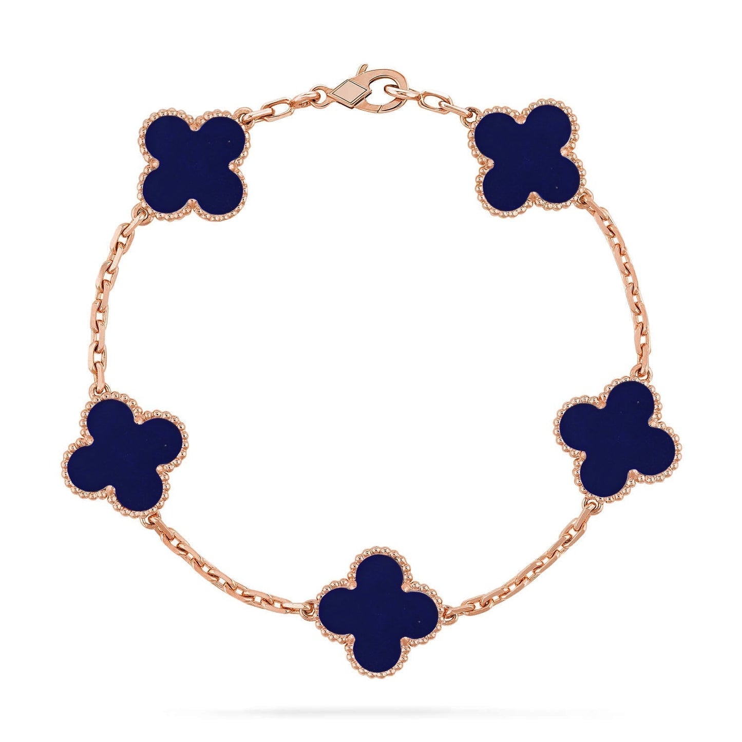 [Rose Tomorrow]CLOVER 5 MOTIF LAPIS LAZULI BRACELET COLLECTION