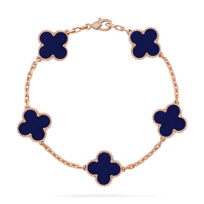 [Rose Tomorrow]CLOVER 5 MOTIF LAPIS LAZULI BRACELET COLLECTION