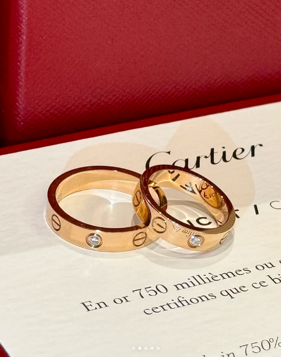 [Rose Tomorrow]LOVE RING 4MM 1 DIAMOND