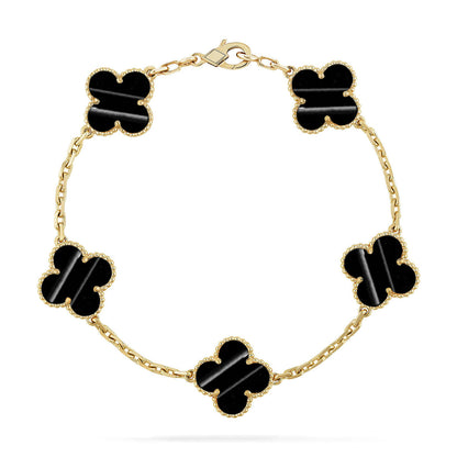 [Rose Tomorrow] CLOVER 5 MOTIF PULSAR STONE BRACELET COLLECTION