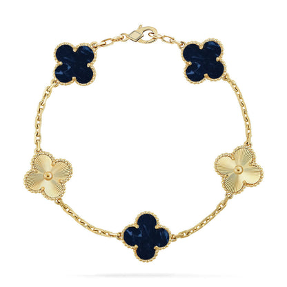 [Rose Tomorrow]CLOVER 5 MOTIF PIETERSITE BRACELET COLLECTION