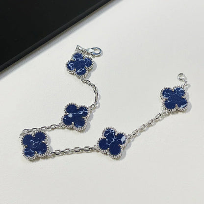 [Rose Tomorrow]CLOVER 5 MOTIF PIETERSITE BRACELET COLLECTION