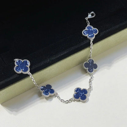 [Rose Tomorrow]CLOVER 5 MOTIF PIETERSITE BRACELET COLLECTION