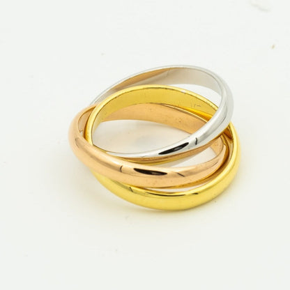 [Rose Tomorrow Jewelry]TRINITY RING GOLD PINK GOLD SILVER