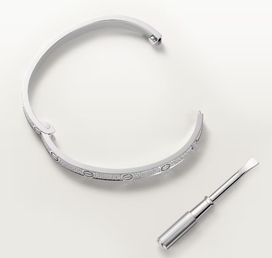 [Rose Tomorrow]NEW-LOVE-4.8MM-Width Diamond-Studded Bracelet