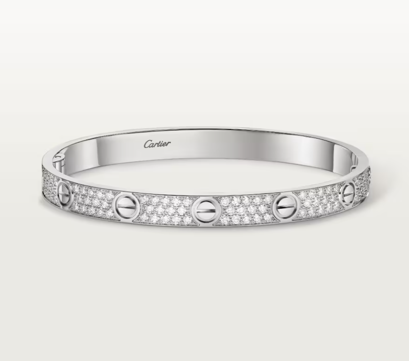 [Rose Tomorrow]NEW-LOVE-6.1MM-Width Diamond-Studded Bracelet