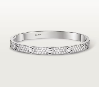 [Rose Tomorrow]NEW-LOVE-6.1MM-Width Diamond-Studded Bracelet