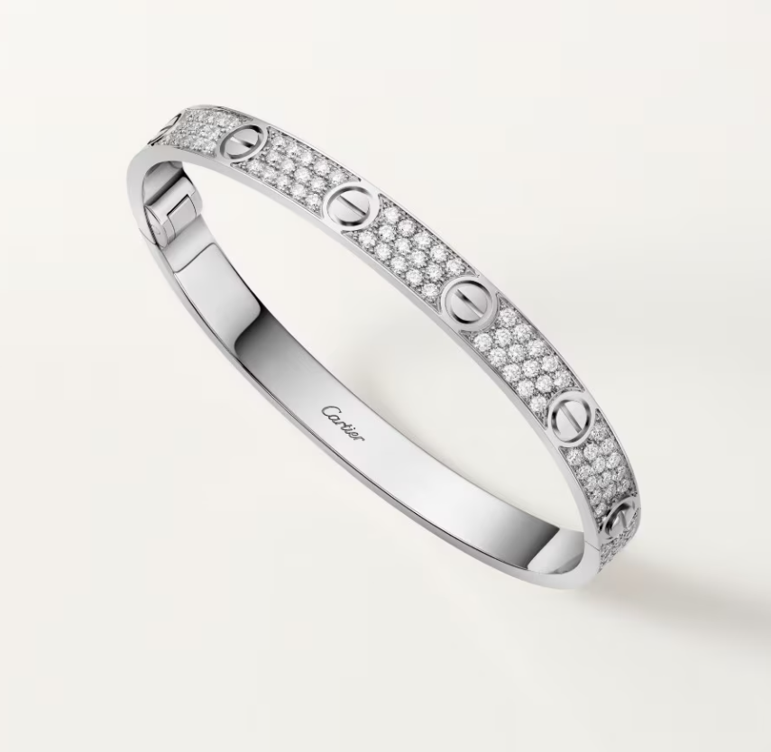 [Rose Tomorrow]NEW-LOVE-6.1MM-Width Diamond-Studded Bracelet
