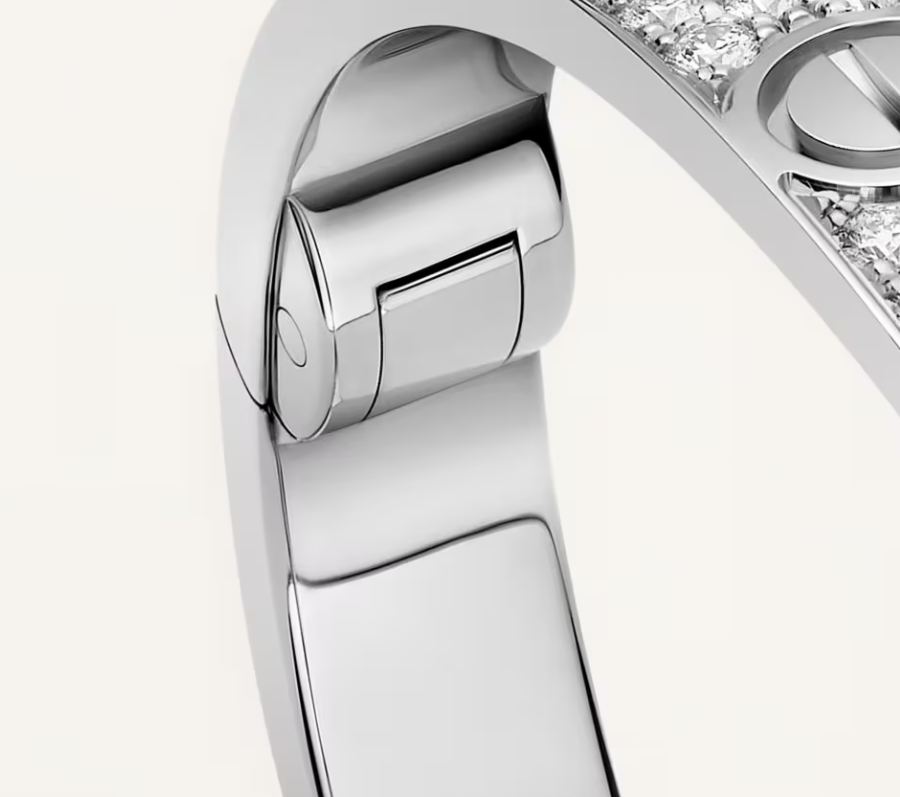 [Rose Tomorrow]NEW-LOVE-6.1MM-Width Diamond-Studded Bracelet
