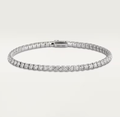 [Rose Tomorrow]  CLASSIC BASEBALL BRACELAT, 52 DIAMOND