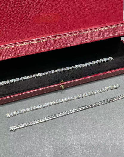 [Rose Tomorrow jewelrys]TENNIS BRACELET WITH FULL DIAMOND SETTING