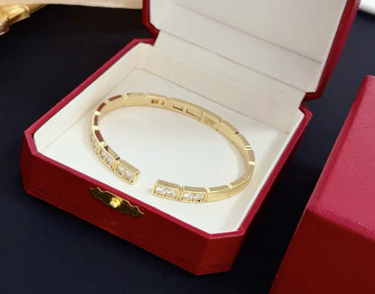 [Rose Tomorrow jewelrys]LOVE DIAMOND OPEN  BRACELET