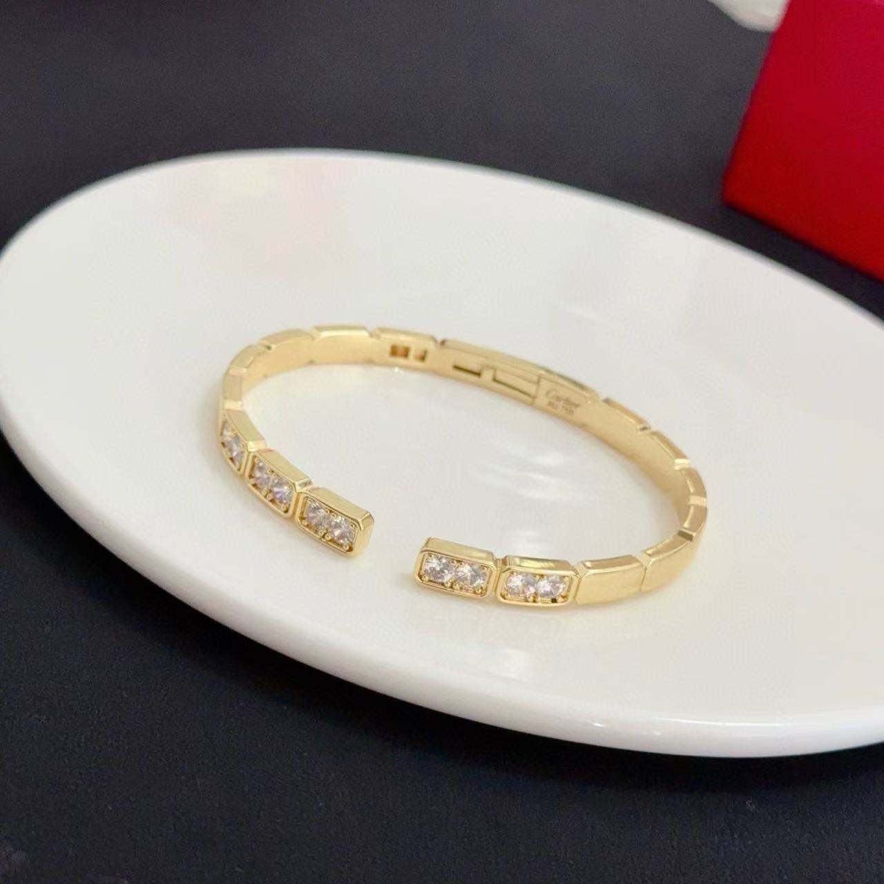 [Rose Tomorrow jewelrys]LOVE DIAMOND OPEN  BRACELET