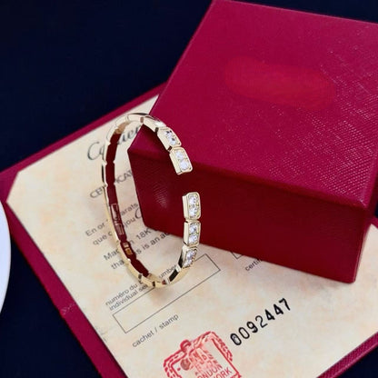 [Rose Tomorrow jewelrys]LOVE DIAMOND OPEN  BRACELET