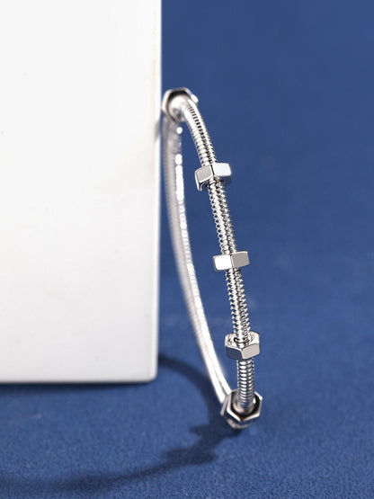 [Rose Tomorrow jewelrys]CT THREADED BRACELET