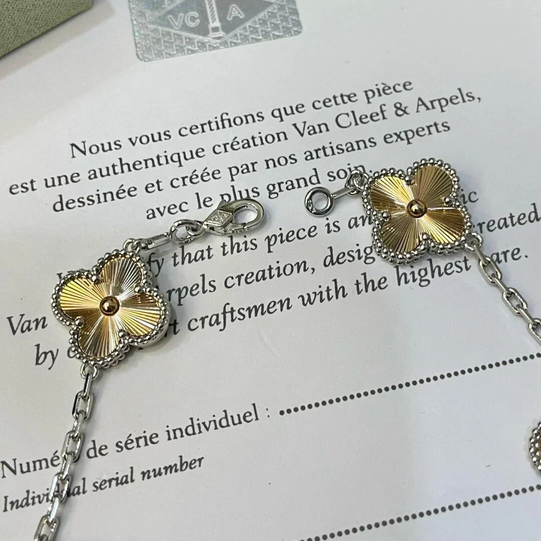 [Rose Tomorrow] CLOVER 5 MOTIF LASER BRACELET COLLECTION